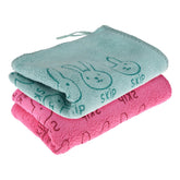 Kuber Industries Hand Towel | Reusable Face Cleaning Towel | Baby Napkin | Hand-Face Towel with Ultra Soft-Super Absorbent Capability | Baby Towel | Skip Print | 30x40 cm | Pack of 2 | Multicolor